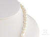 Pearl Necklace 9.5mm Oval and 6mm Round Beads 45cm