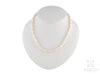 Pearl Necklace 9.5mm Oval and 6mm Round Beads 45cm