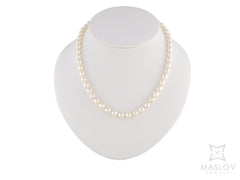 Fresh Water Pearl 8mm Semi Round Necklace